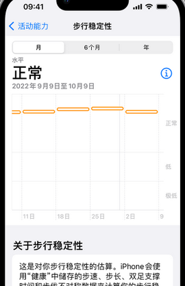 策勒iPhone手机维修如何在iPhone开启'步行稳定性通知'