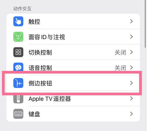 策勒苹果14维修店分享iPhone14 Plus侧键双击下载功能关闭方法 